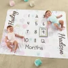 Twin Monthly Milestone Plush Blanket