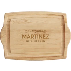 United in Love Maple Wood Cutting Board