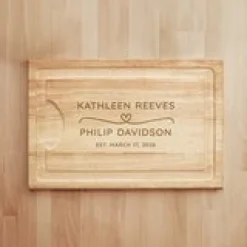 United in Love Maple Wood Cutting Board