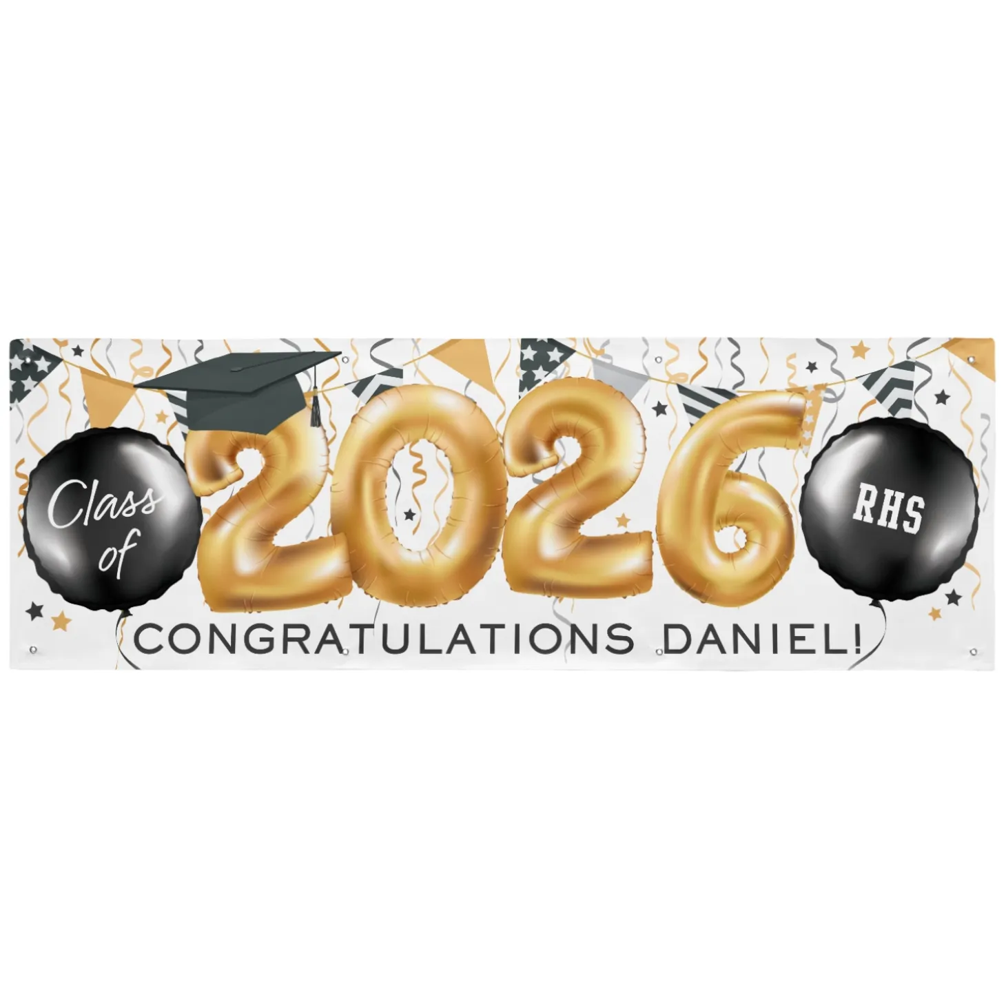 Up and Away Graduation Banner