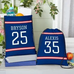 Varsity Drawstring Bag
