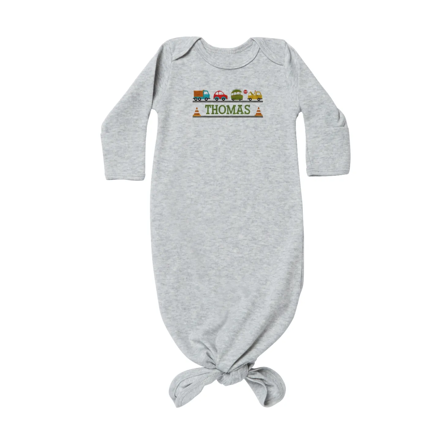 Vroom Vroom Baby Knotted Gown