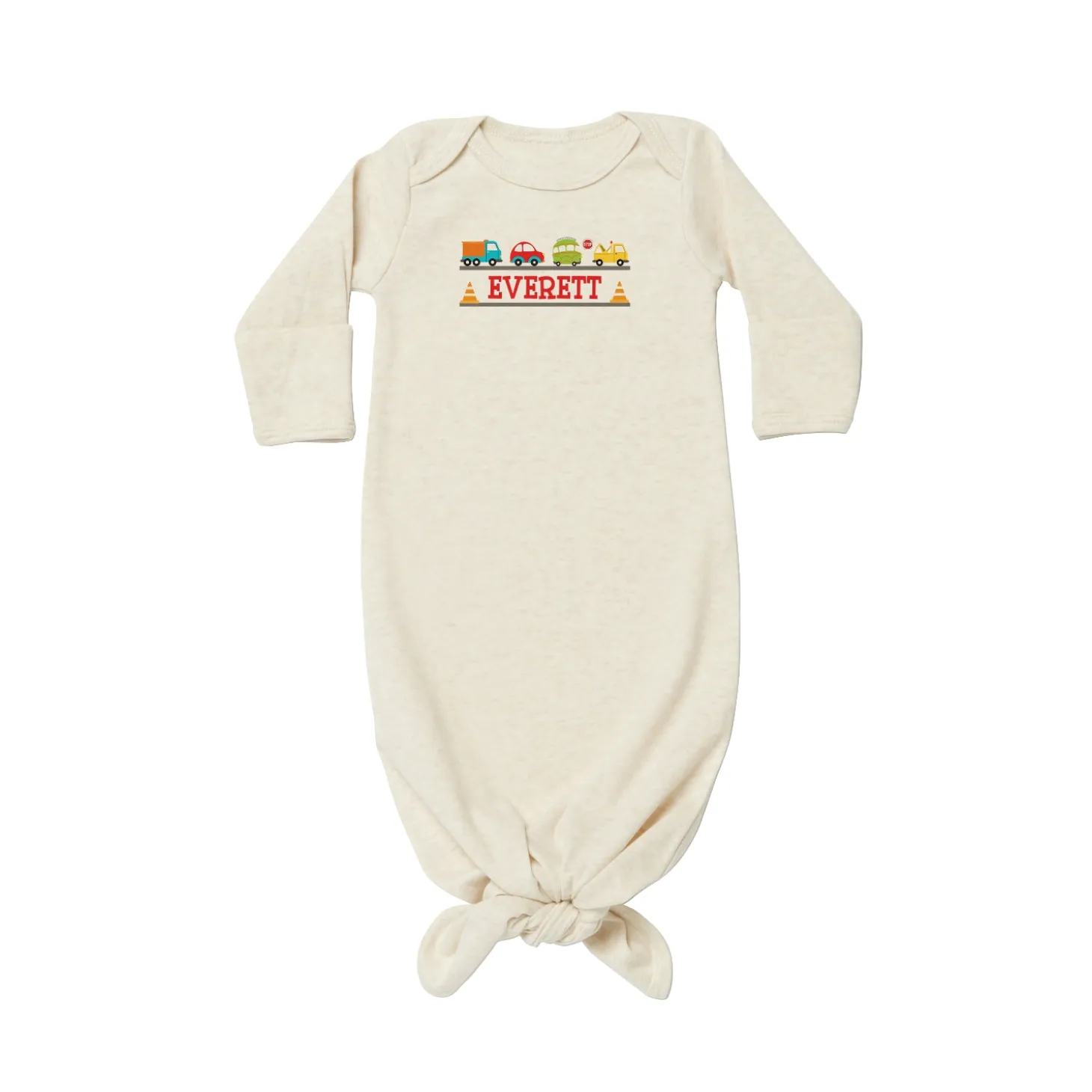 Vroom Vroom Baby Knotted Gown