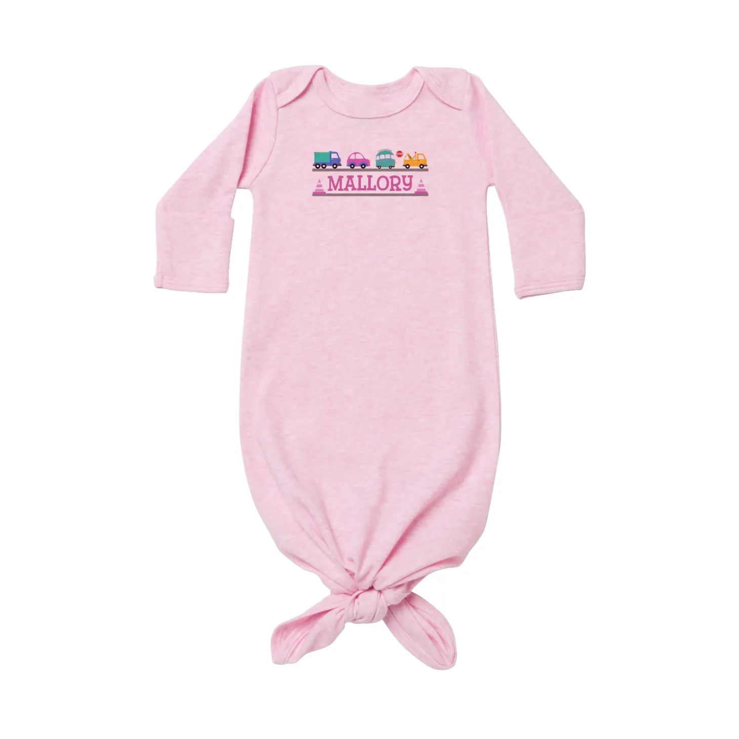 Vroom Vroom Baby Knotted Gown