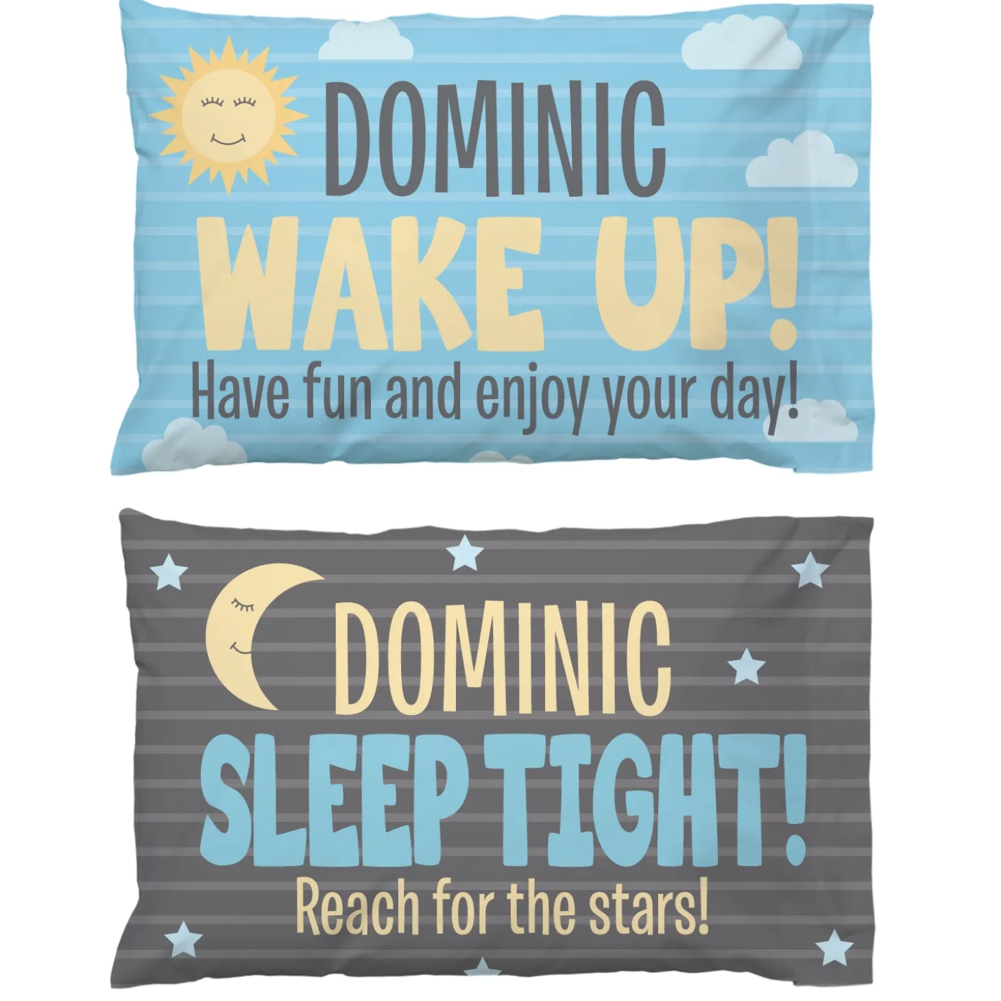 Wake Up! Pillowcases - Set of 2