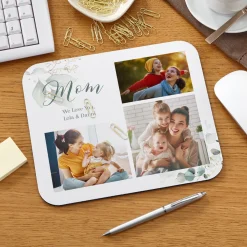 Watercolor Floral Photo Mouse Pad