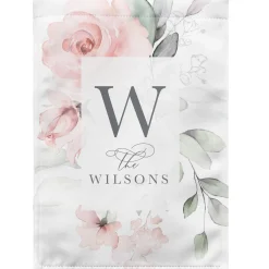Watercolor Flowers Garden Flag