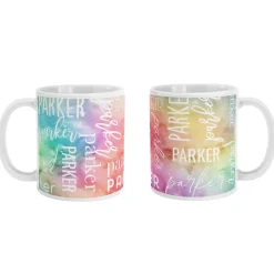 Watercolor Name Mug