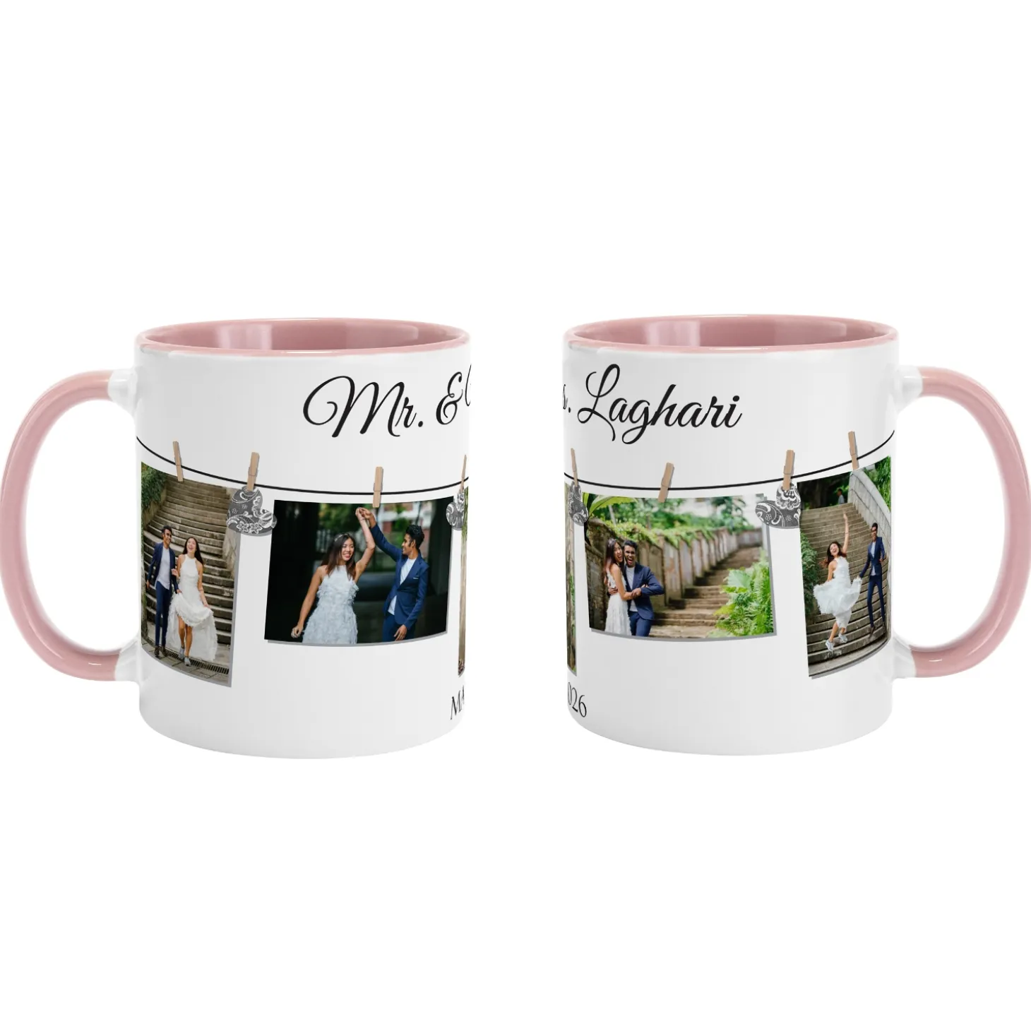 We Belong Together Wedding Photo Mug