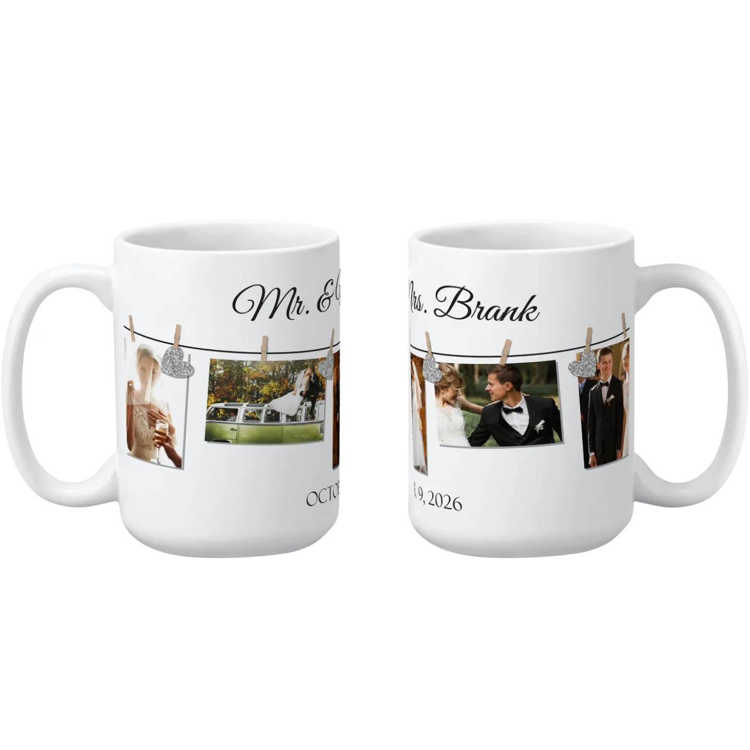 We Belong Together Wedding Photo Mug
