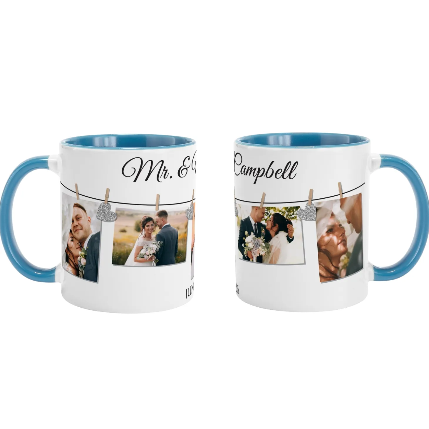 We Belong Together Wedding Photo Mug