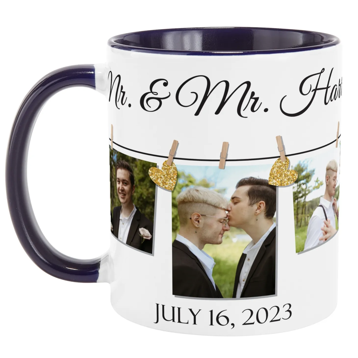 We Belong Together Wedding Photo Mug