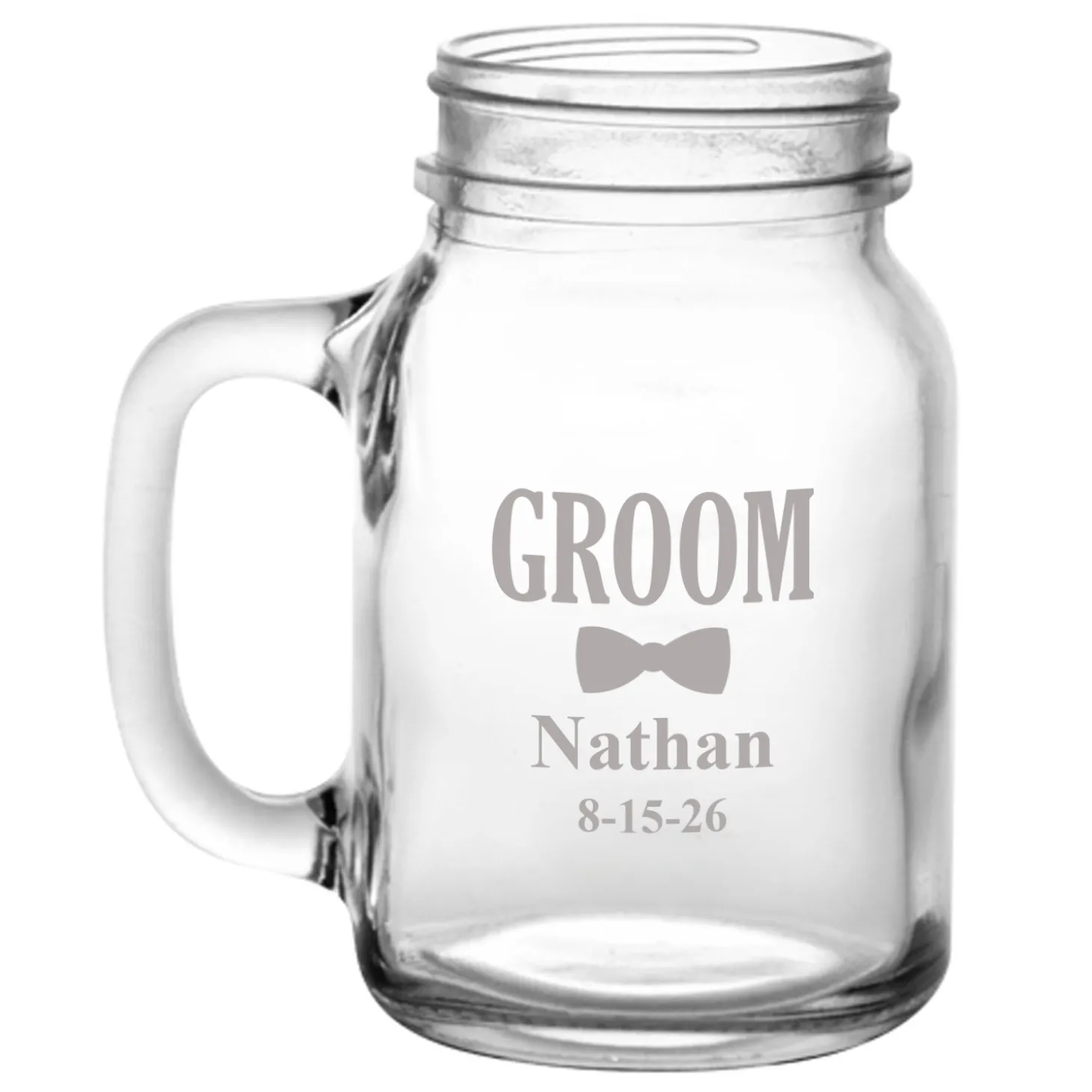 Wedding Party Mason Jar