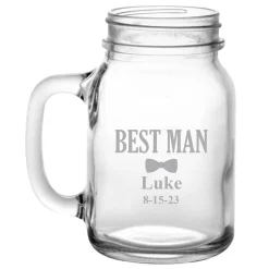 Wedding Party Mason Jar