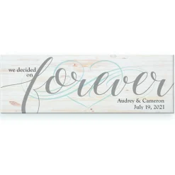 We Decided on Forever Canvas