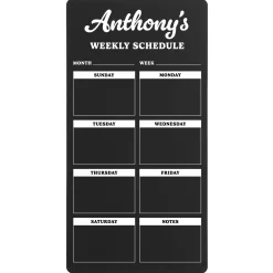 Weekly Focus Planning Chalkboard