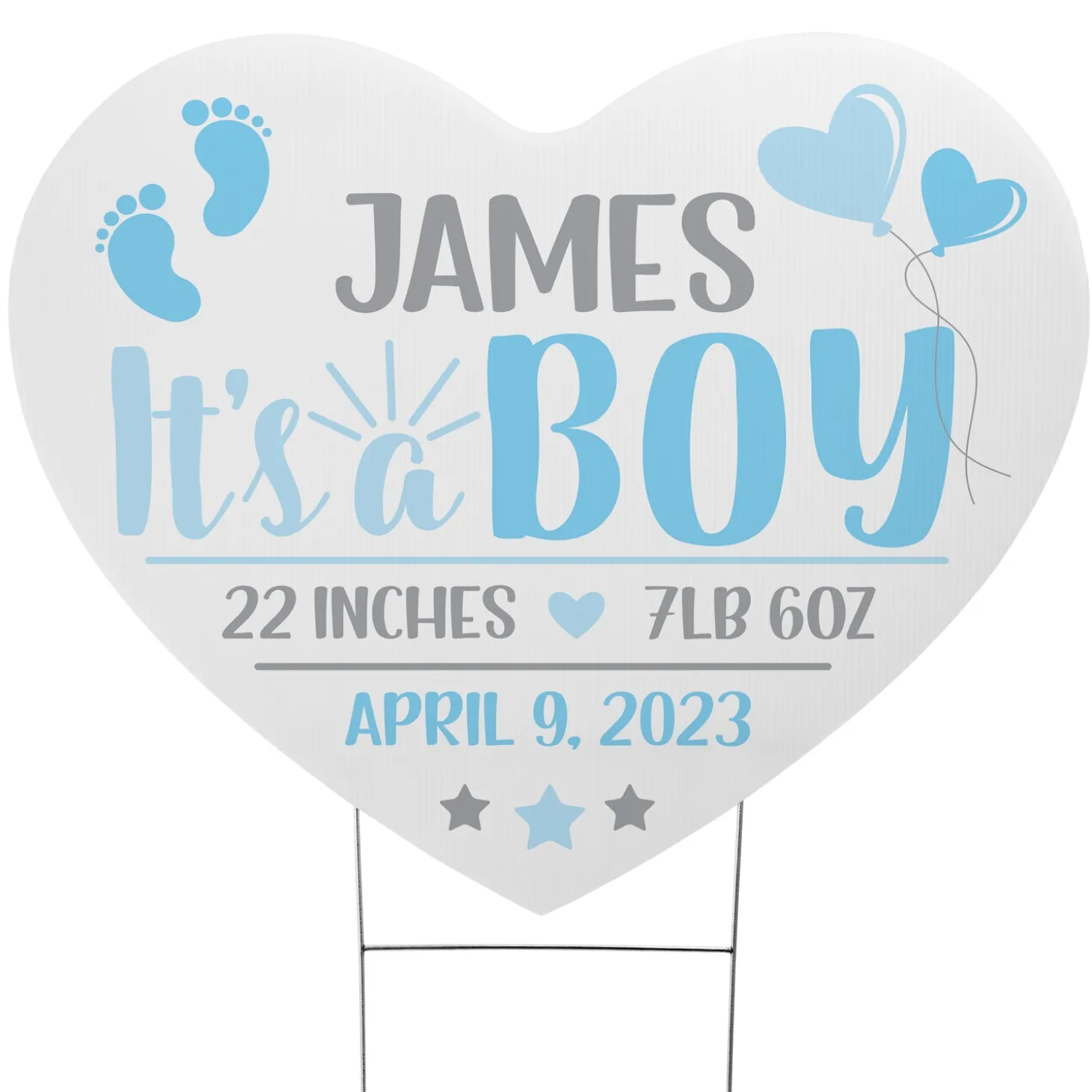 Welcome Home Baby Yard Sign