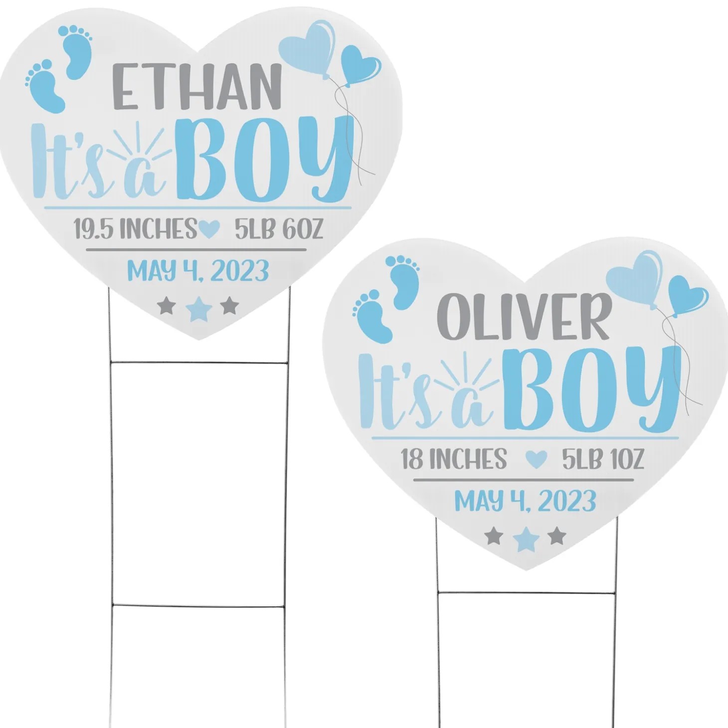 Welcome Home Baby Yard Sign