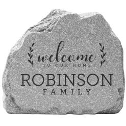 Welcome to Our Home Standing Garden Stone