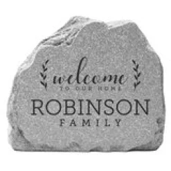 Welcome to Our Home Standing Garden Stone