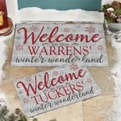 Welcome to Our Winter Wonderland Doormat