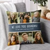We Love You Photo Collage Throw Pillow
