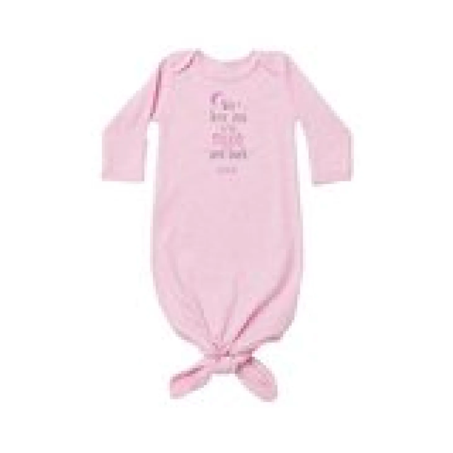 We Love You To The Moon Baby Knotted Gown