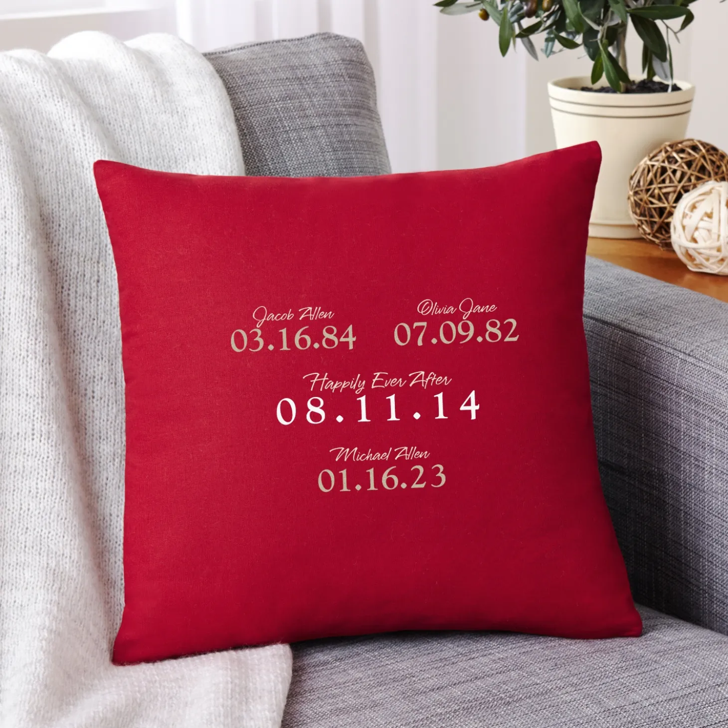 What a Difference a Day Makes Throw Pillow