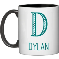 Whimsical Name & Monogram Mug