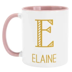 Whimsical Name & Monogram Mug