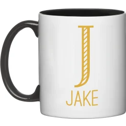 Whimsical Name & Monogram Mug