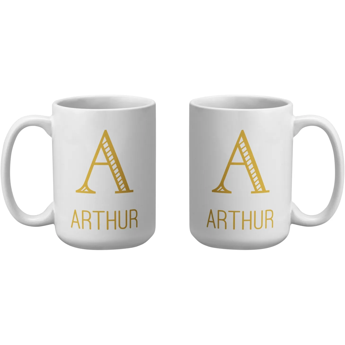 Whimsical Name & Monogram Mug