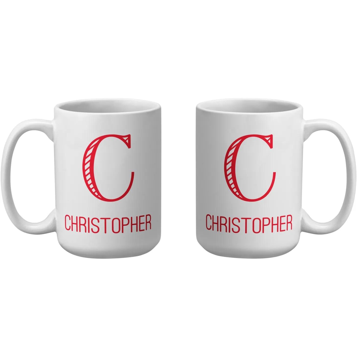 Whimsical Name & Monogram Mug