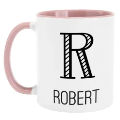 Whimsical Name & Monogram Mug