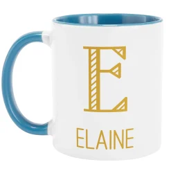 Whimsical Name & Monogram Mug