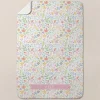 Wildflower Name Baby Swaddle Blanket
