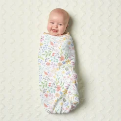 Wildflower Name Baby Swaddle Blanket