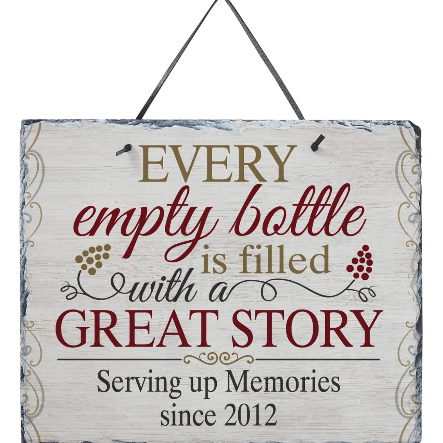 Wine Lovers Slate Sign