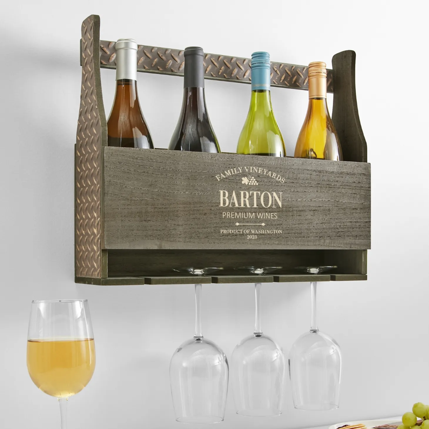 Wine Lover Wall-Mounted Wine Rack