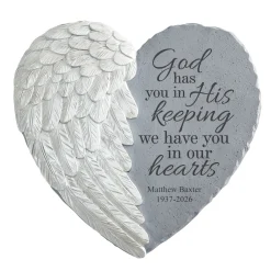 Wings Of Love Memorial Garden Stone
