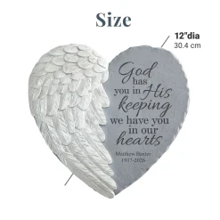 Wings Of Love Memorial Garden Stone