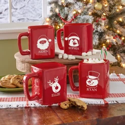 Winter Fun Square Mug Set