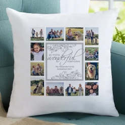 Wonderful Memories Photo Throw Pillow