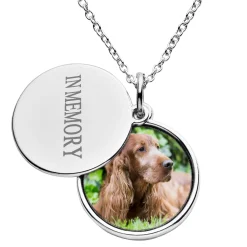 Words of Love Sentiment Photo Pendant