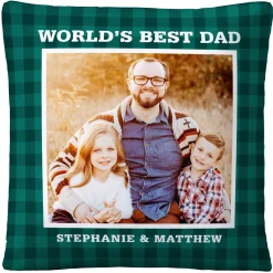 Worlds Best... Photo Throw Pillow