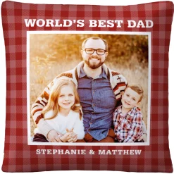 Worlds Best... Photo Throw Pillow