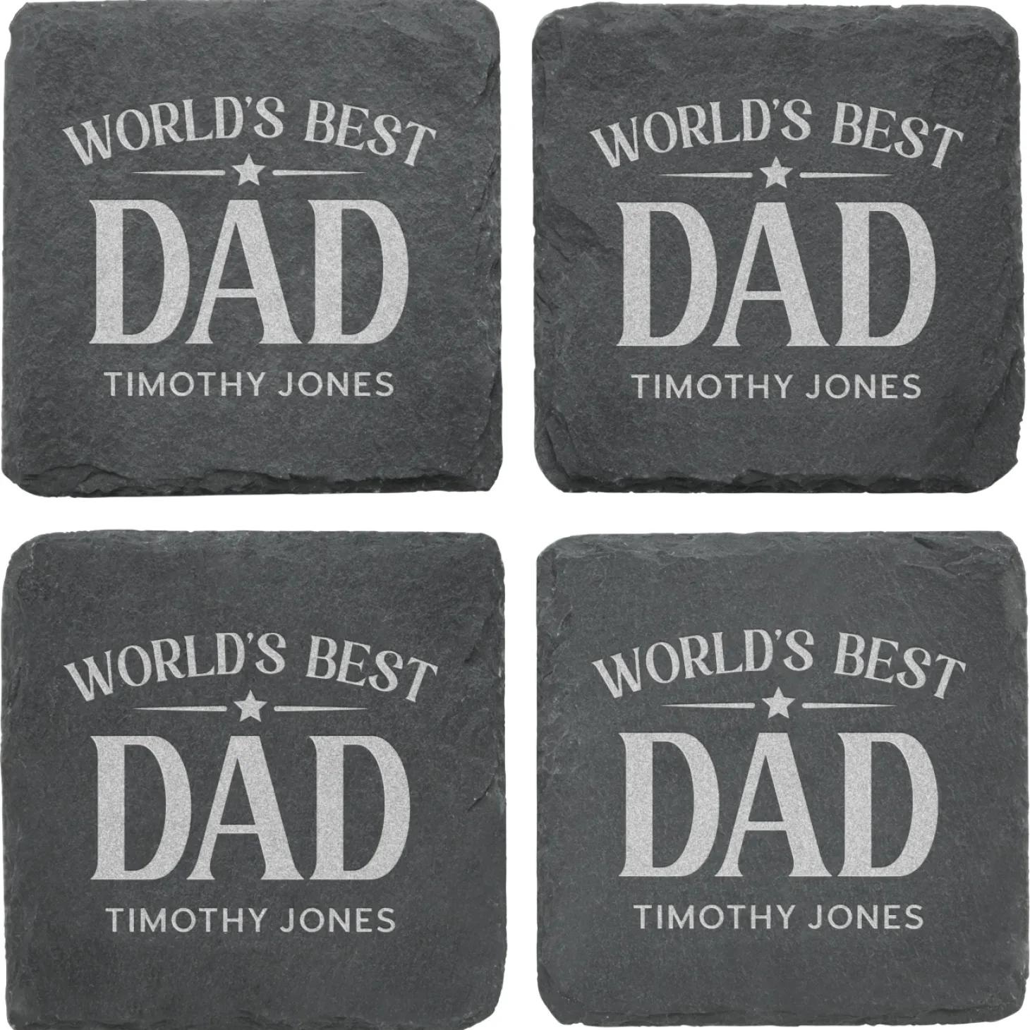 World's Best... Slate Coasters