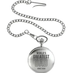 World's Greatest Dad Classic Pocket Watch