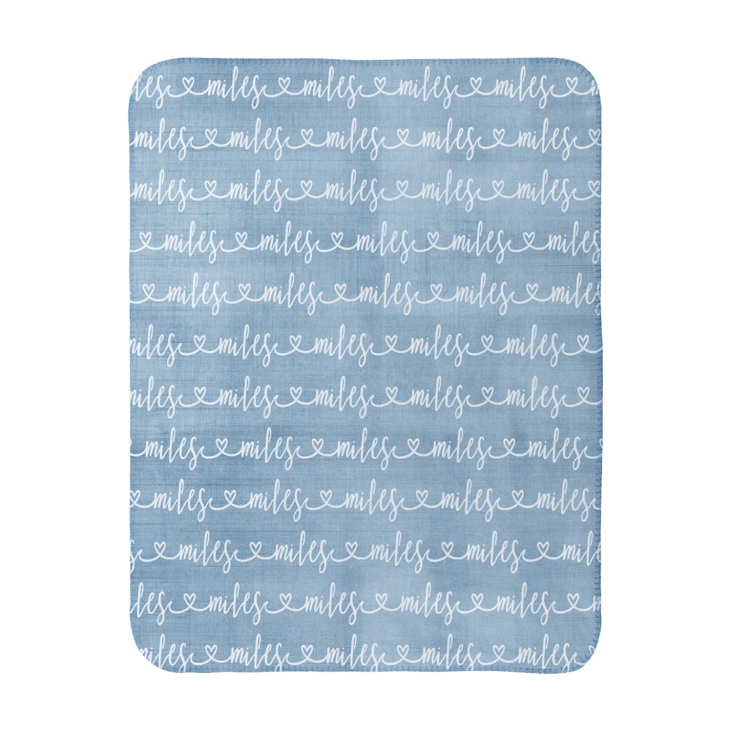 Written with Love Sherpa Baby Blanket