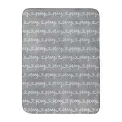 Written with Love Sherpa Baby Blanket